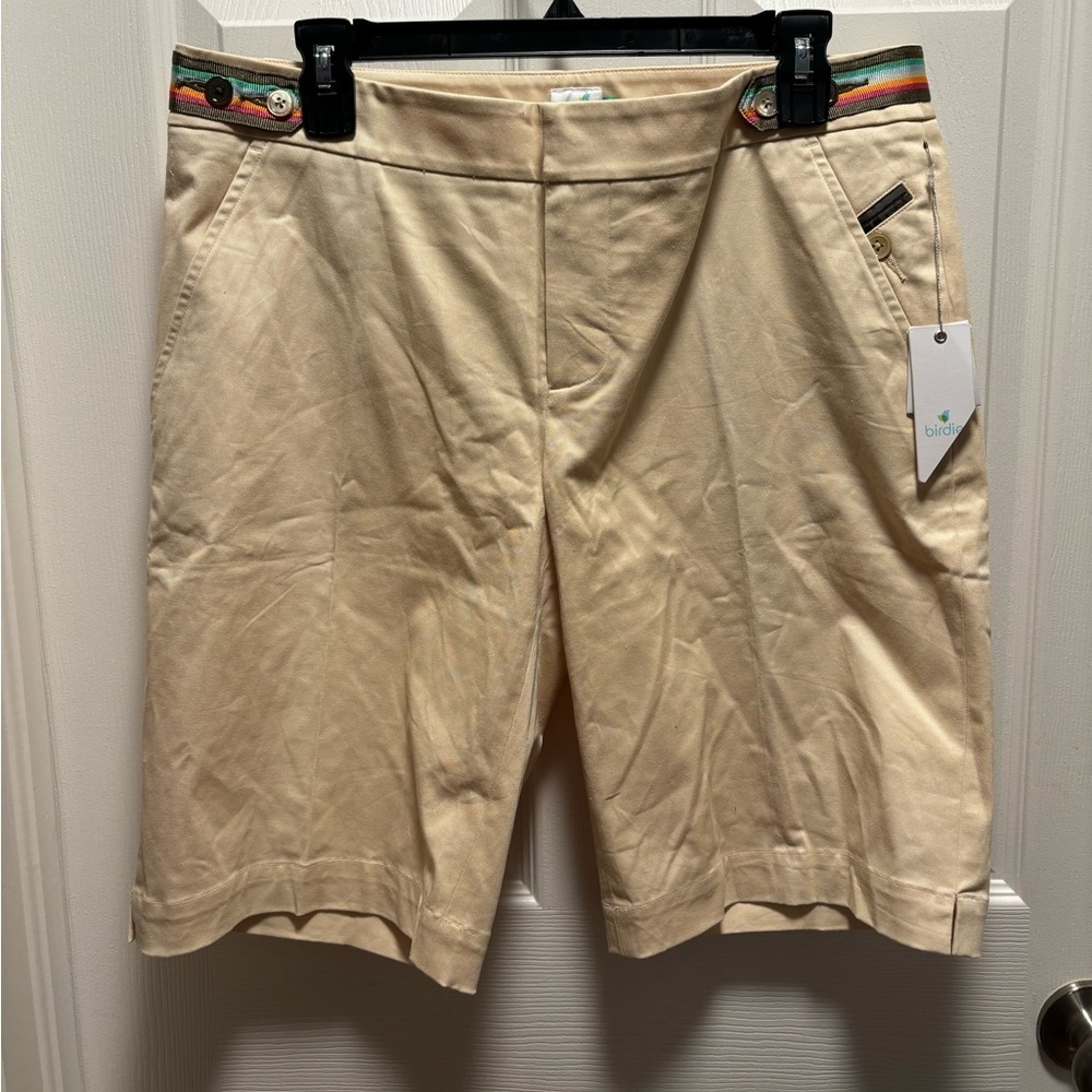 NEW Birdie | Bermuda Shorts Khaki Sz 12‎